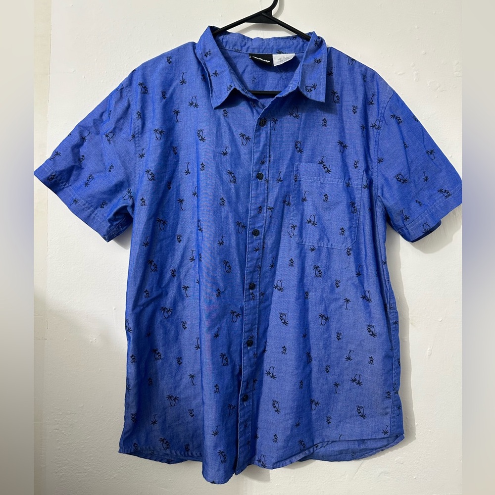 Men’s Large Chambray Mickey Mouse Shirt